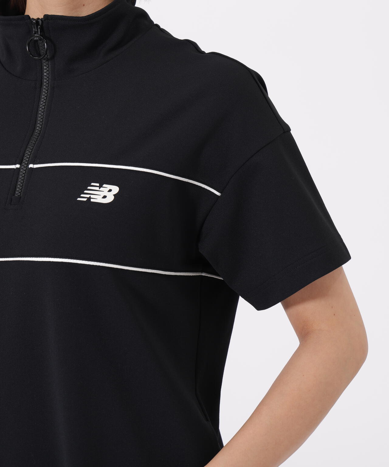 スウェット ハーフジップ ワンピース (WOMENS)