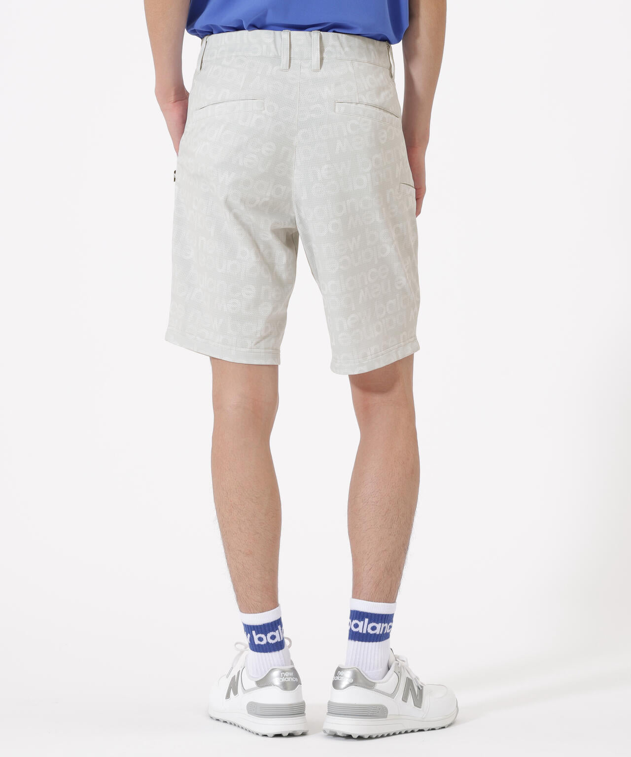 ボーダーロゴ総柄 ショートパンツ (MENS)