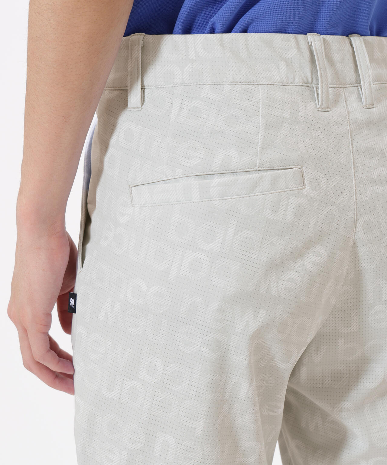 ボーダーロゴ総柄 ショートパンツ (MENS)