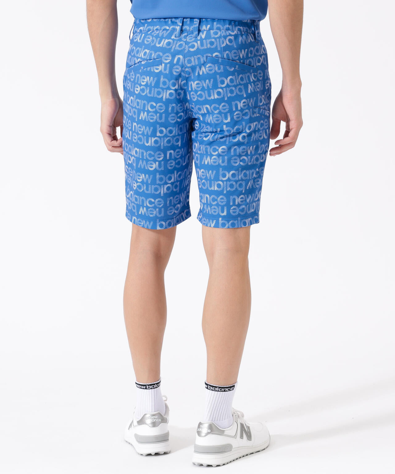 ボーダーロゴ総柄 ショートパンツ (MENS)
