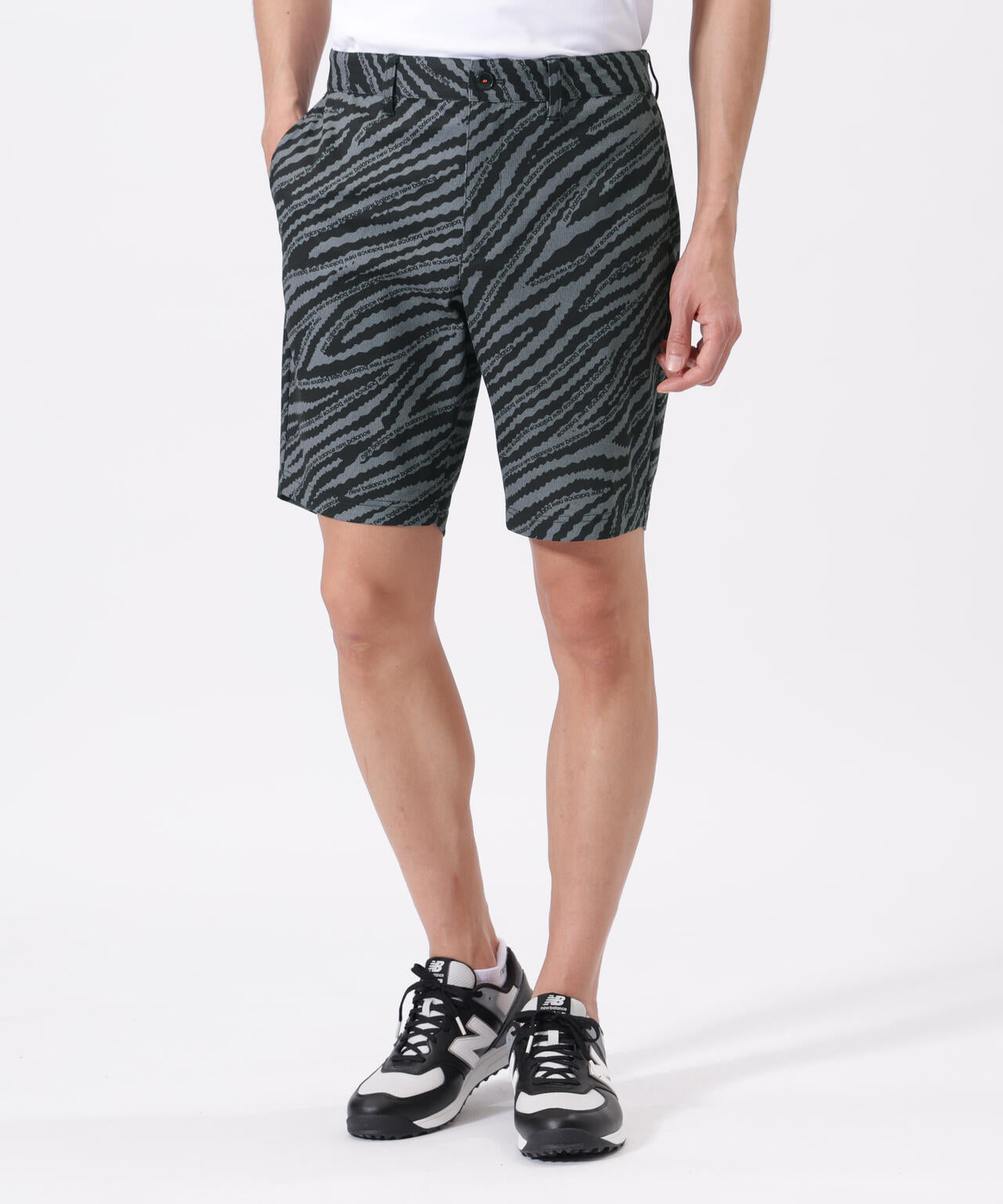 ロゴラインゼブラ柄 ショートパンツ (MENS)