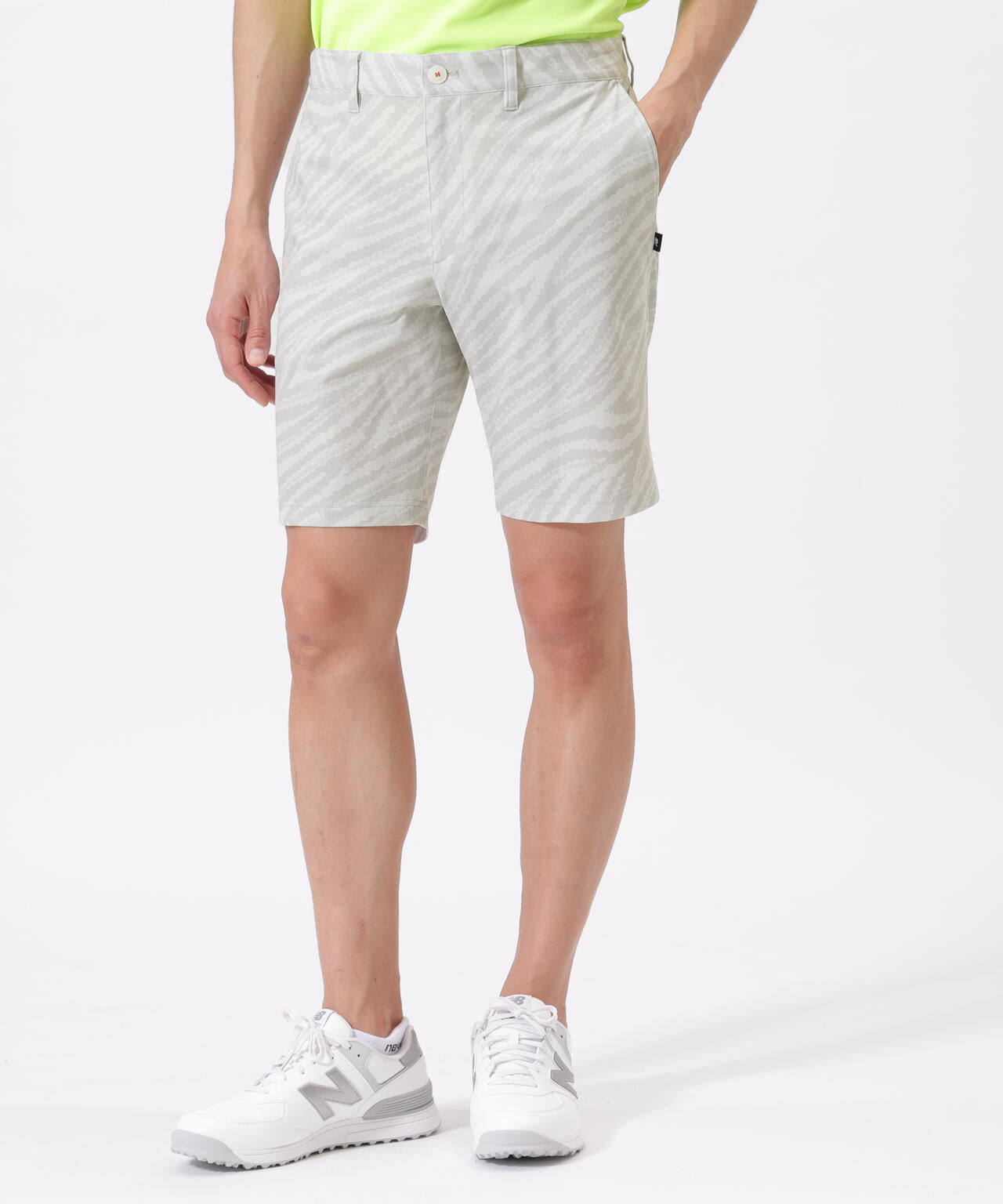 ロゴラインゼブラ柄 ショートパンツ (MENS)