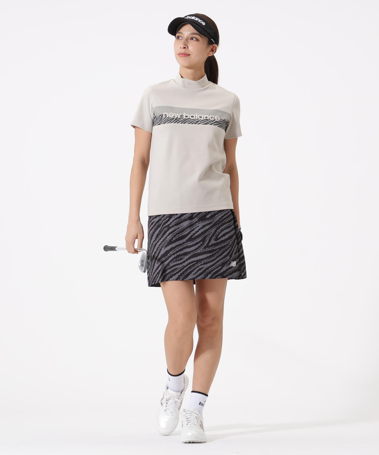 ロゴラインゼブラ柄 ジャージー スカート (WOMENS)