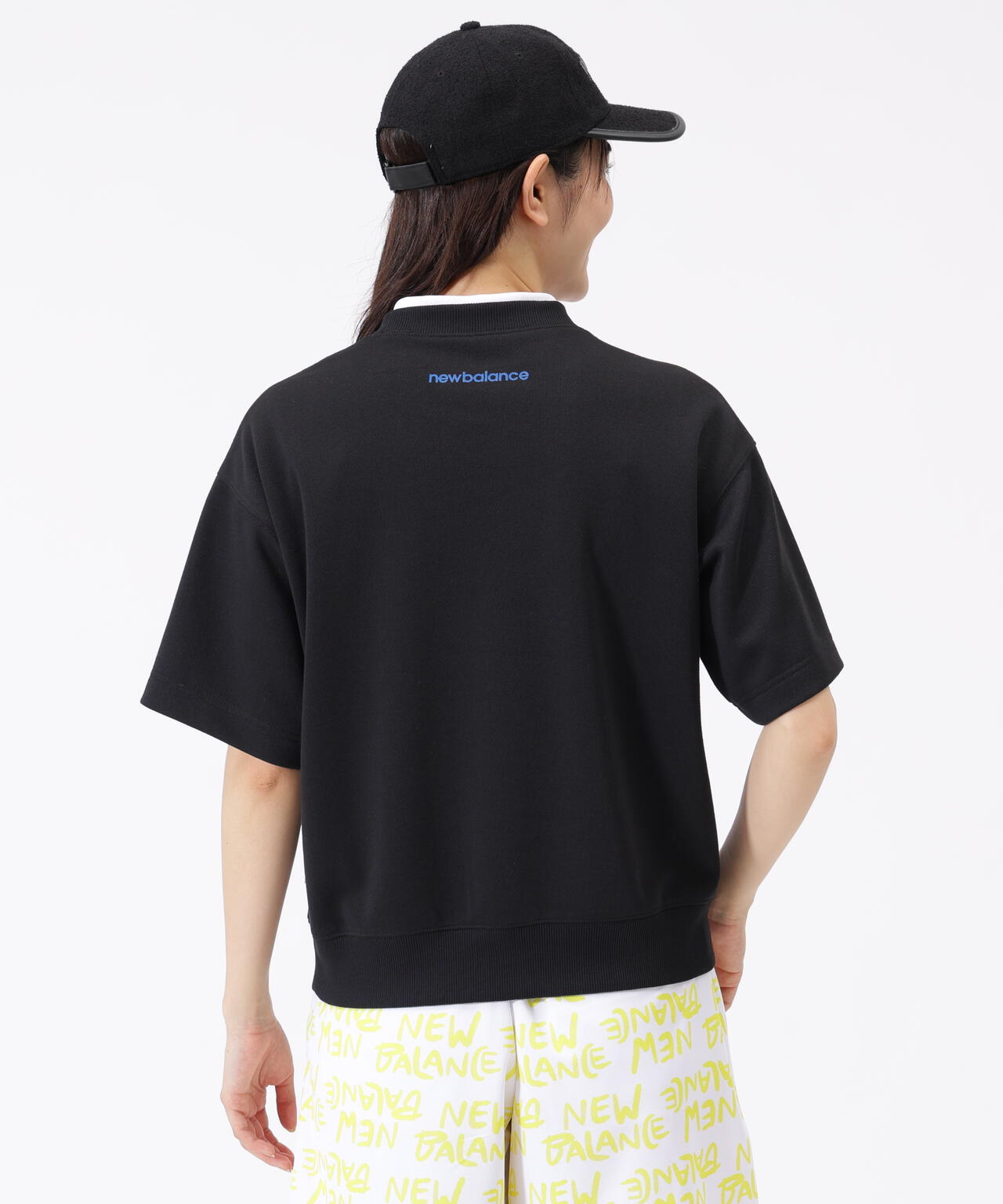 ハーフスリーブ スウェット クルーネック プルオーバー (WOMENS)