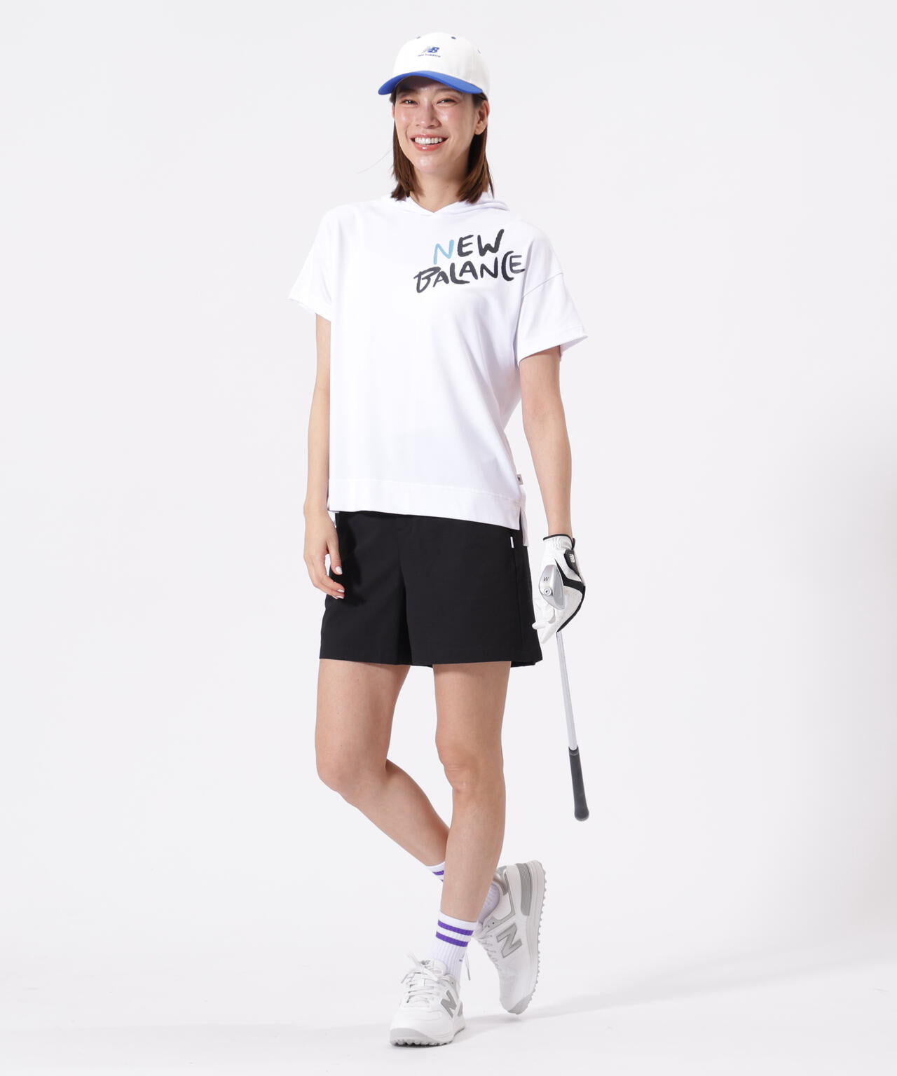 接触冷感 半袖 プルオーバー フーディー (WOMENS)