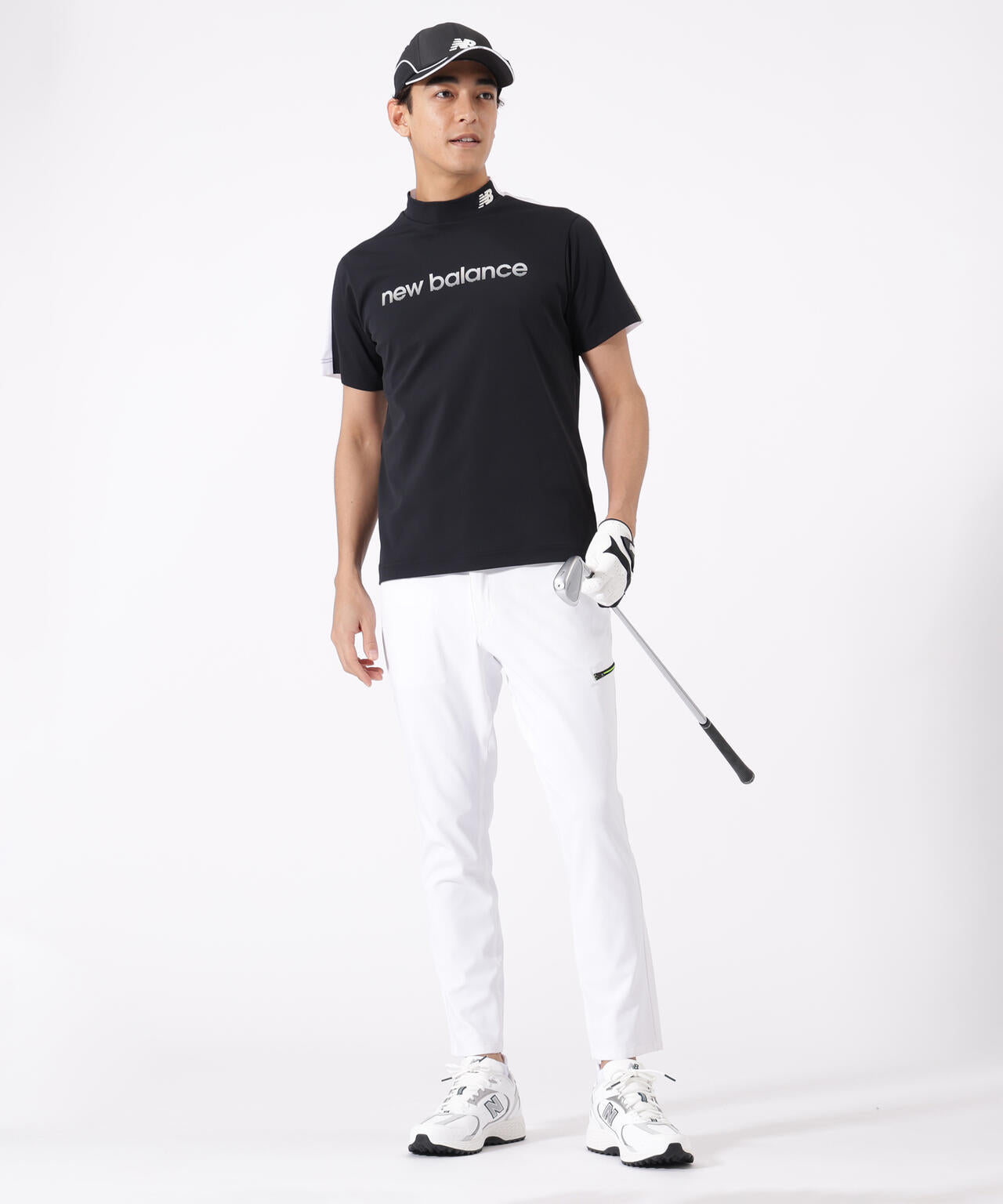 半袖 モックネック プルオーバー (MENS)