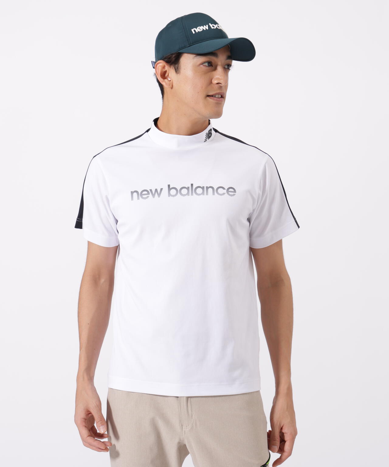 半袖 モックネック プルオーバー (MENS)