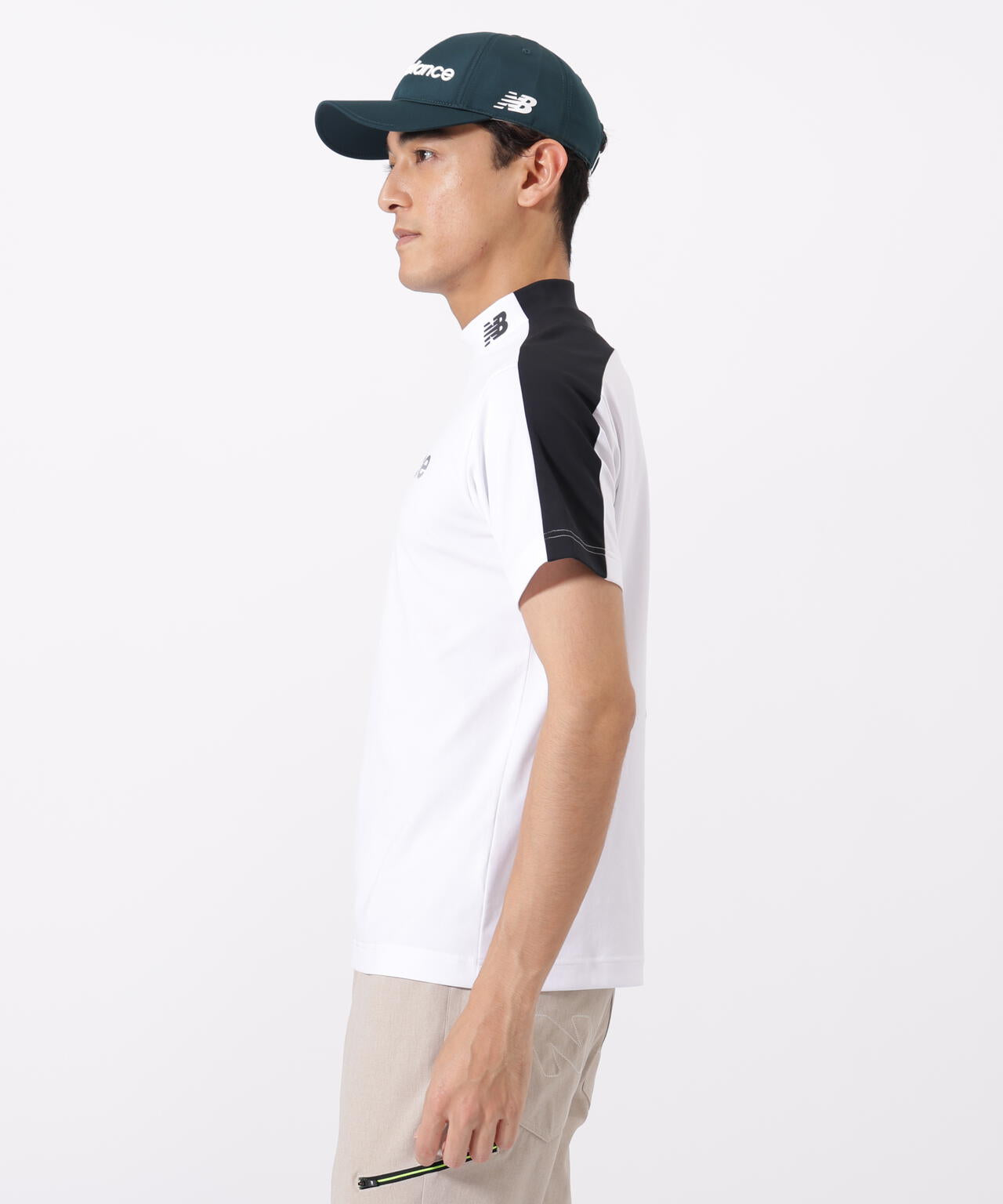 半袖 モックネック プルオーバー (MENS)