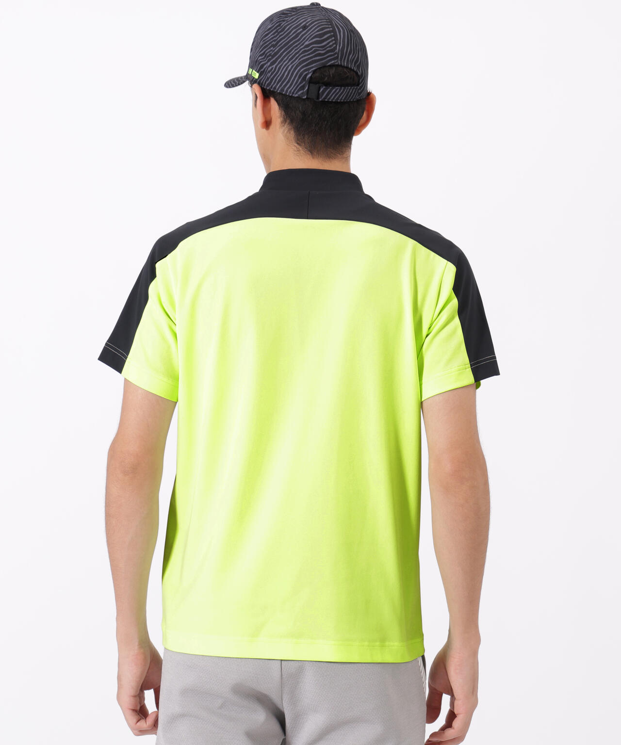 半袖 モックネック プルオーバー (MENS)