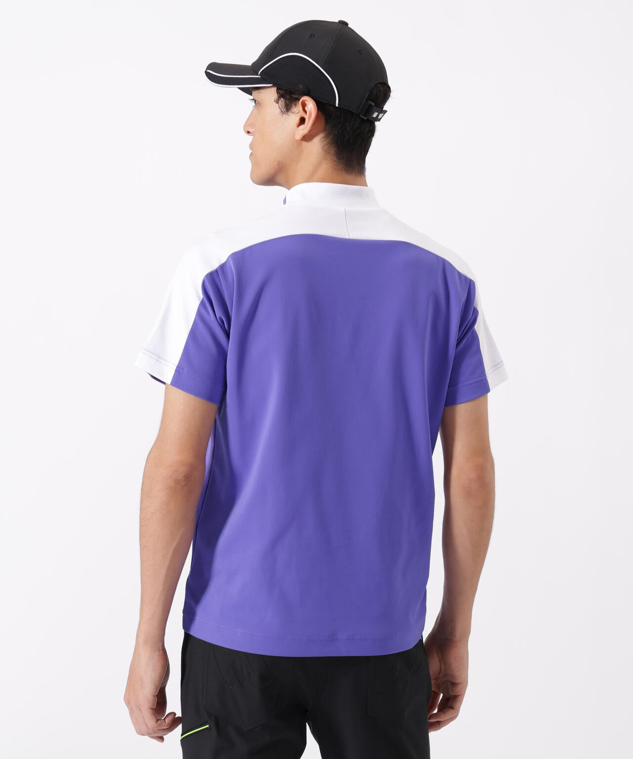 半袖 モックネック プルオーバー (MENS)