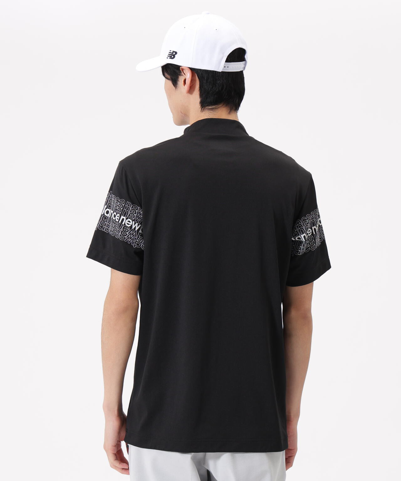 超速乾 半袖 モックネック プルオーバー (MENS)