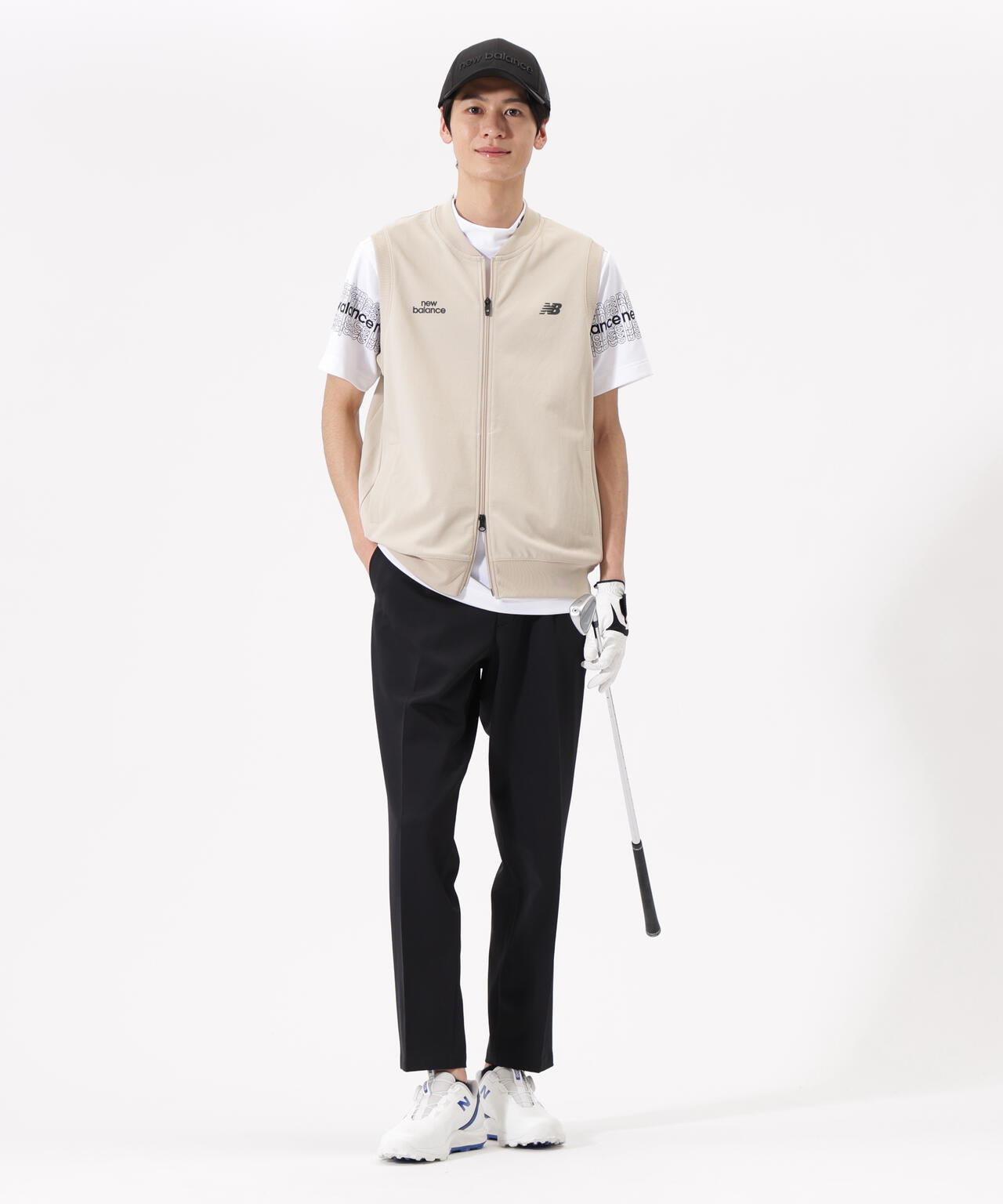 超速乾 半袖 モックネック プルオーバー (MENS)