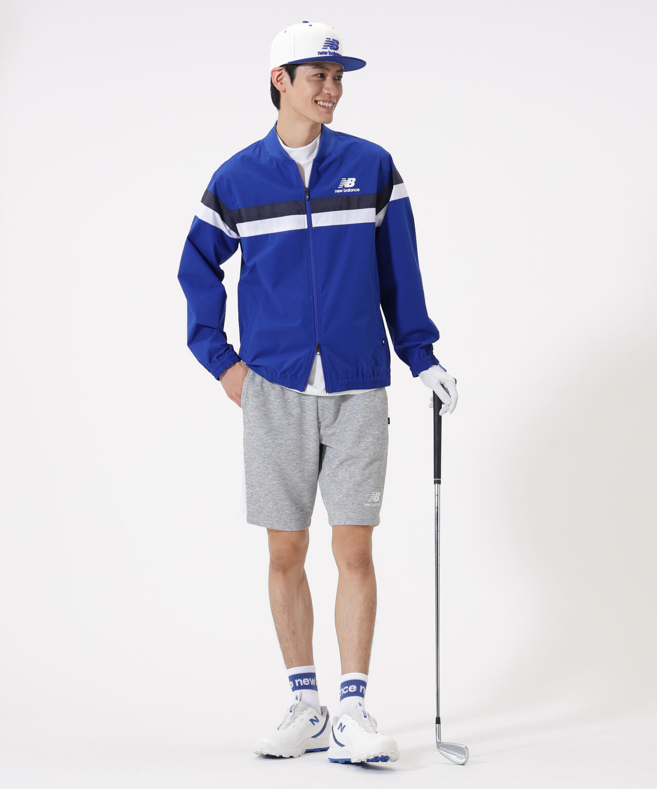 ハーフスリーブ モックネック プルオーバー (MENS)