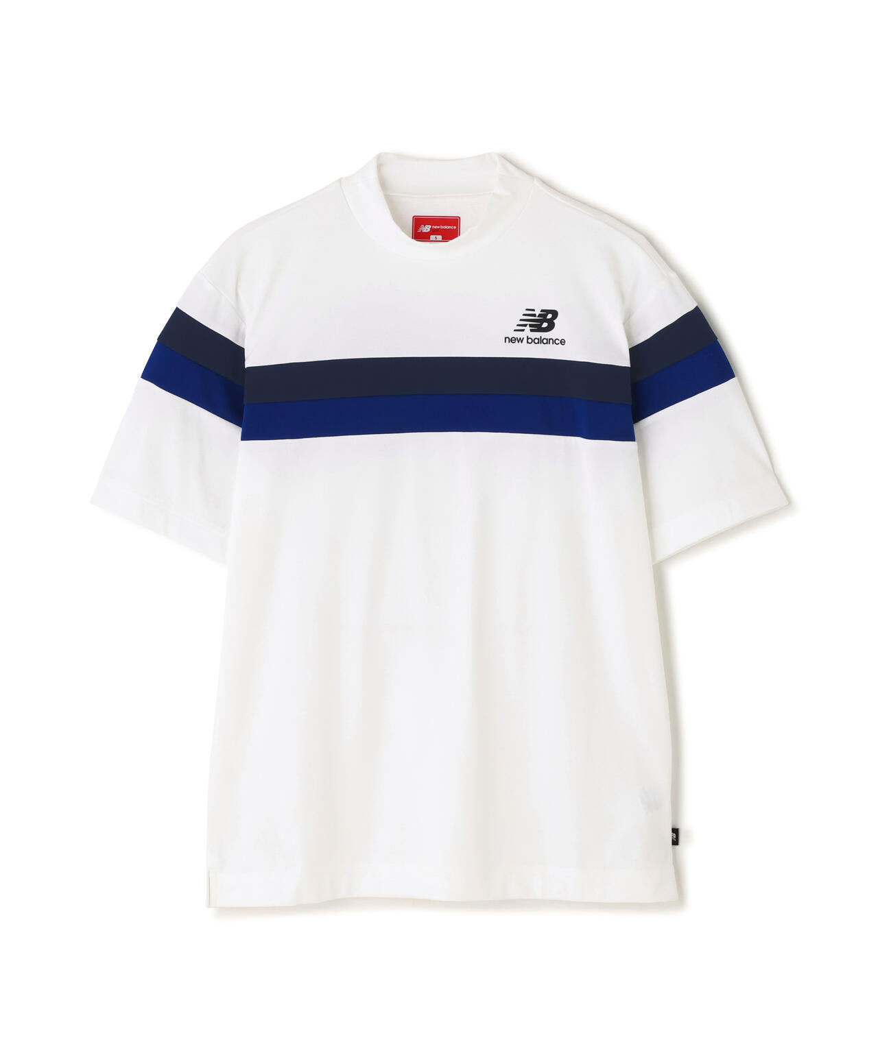 ハーフスリーブ モックネック プルオーバー (MENS)