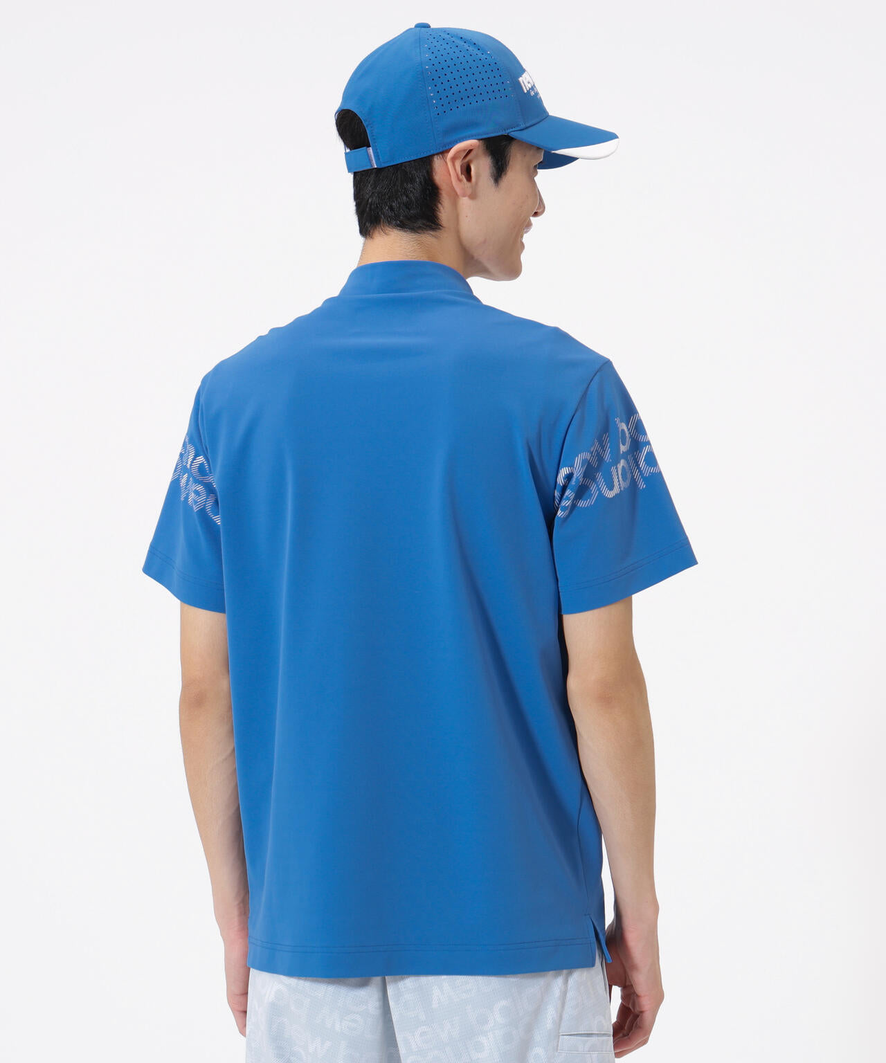 半袖 モックネック プルオーバー (MENS)