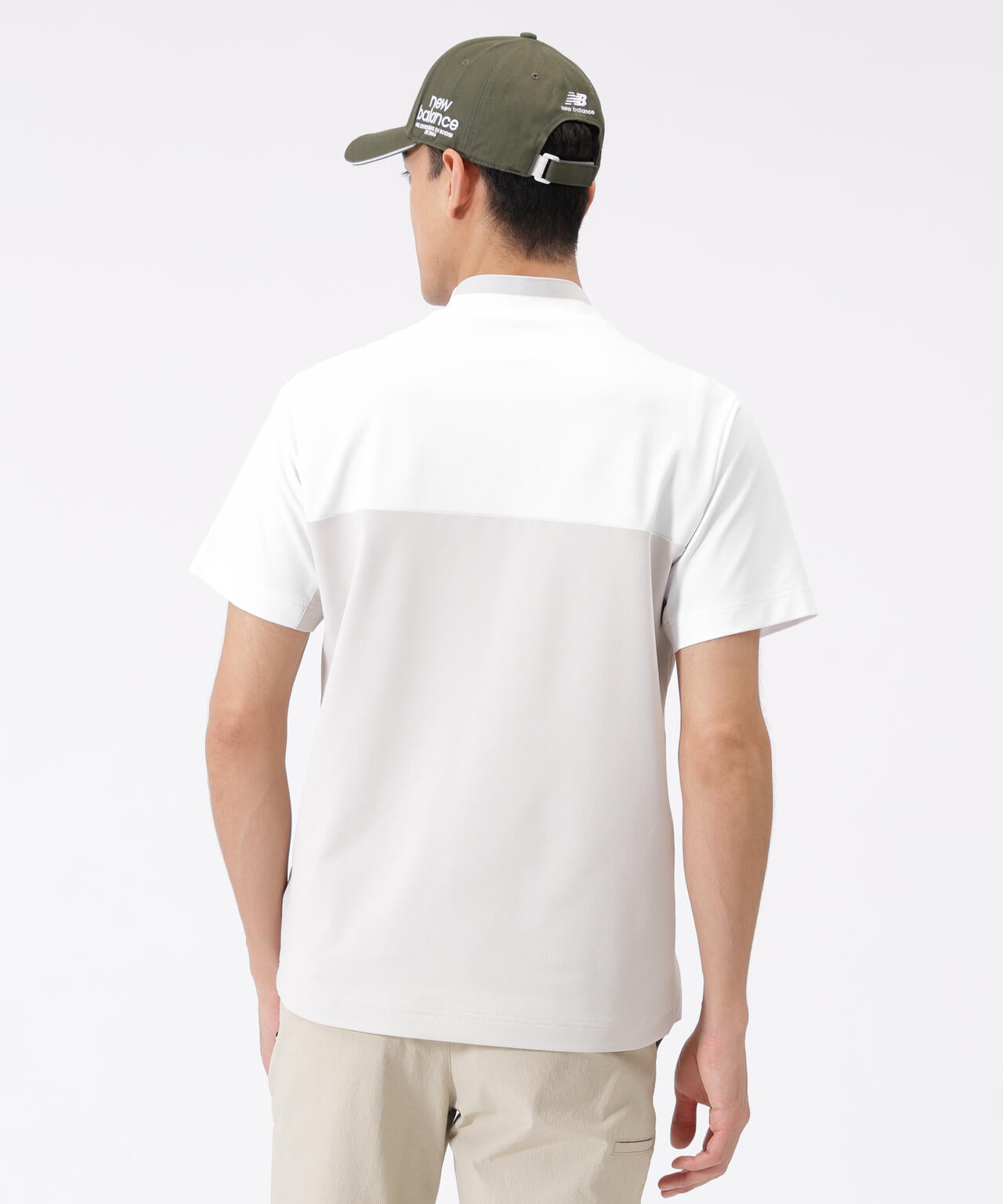 超速乾 UV 防透 半袖 モックネック プルオーバー (MENS)