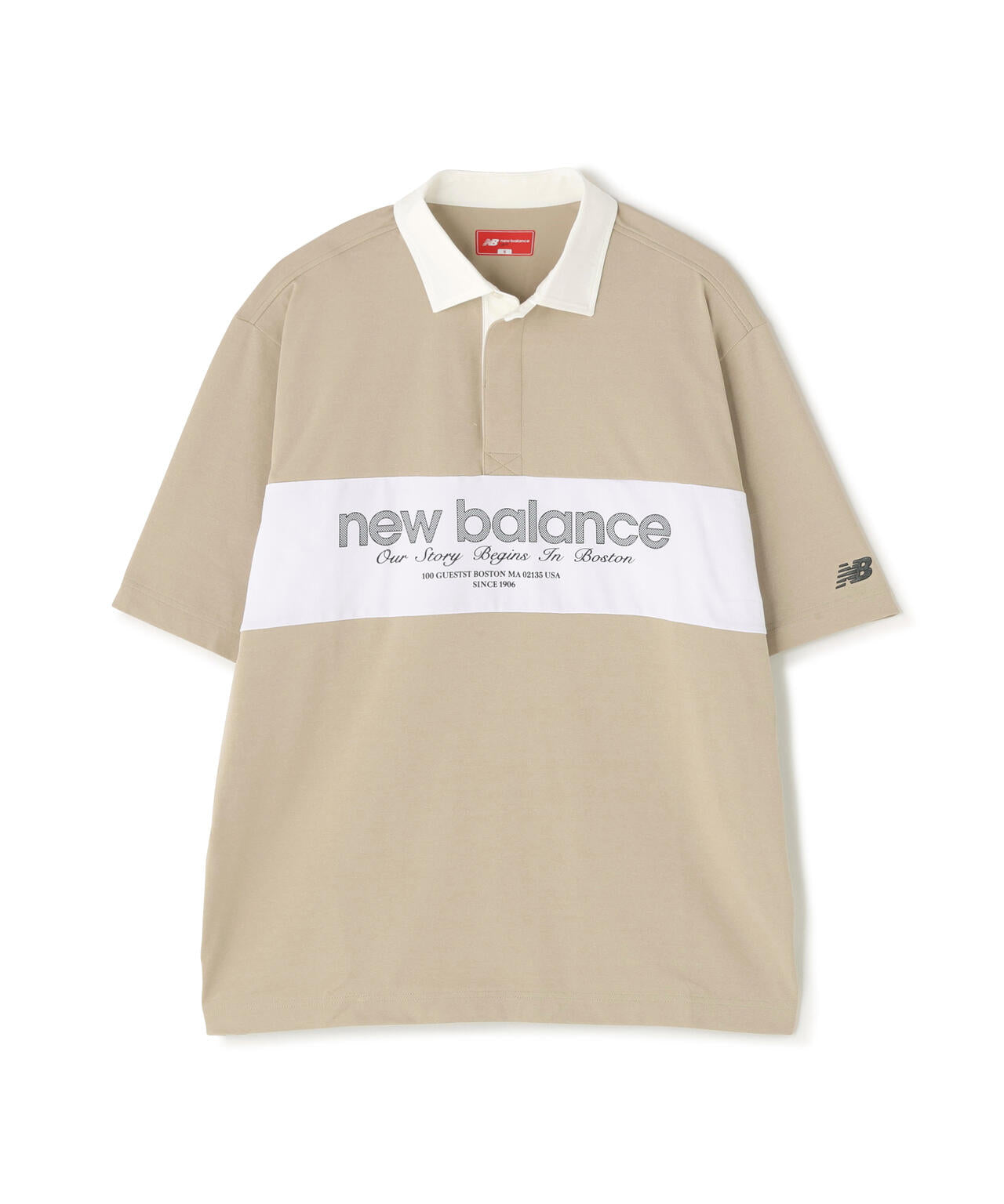 接触冷感 ハーフスリーブ ラガーシャツ (MENS)