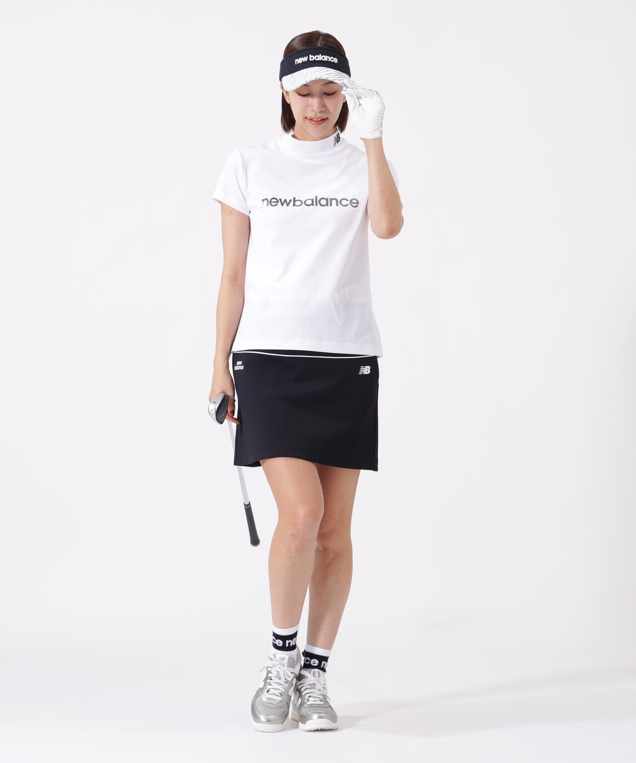 半袖 モックネック プルオーバー (WOMENS)