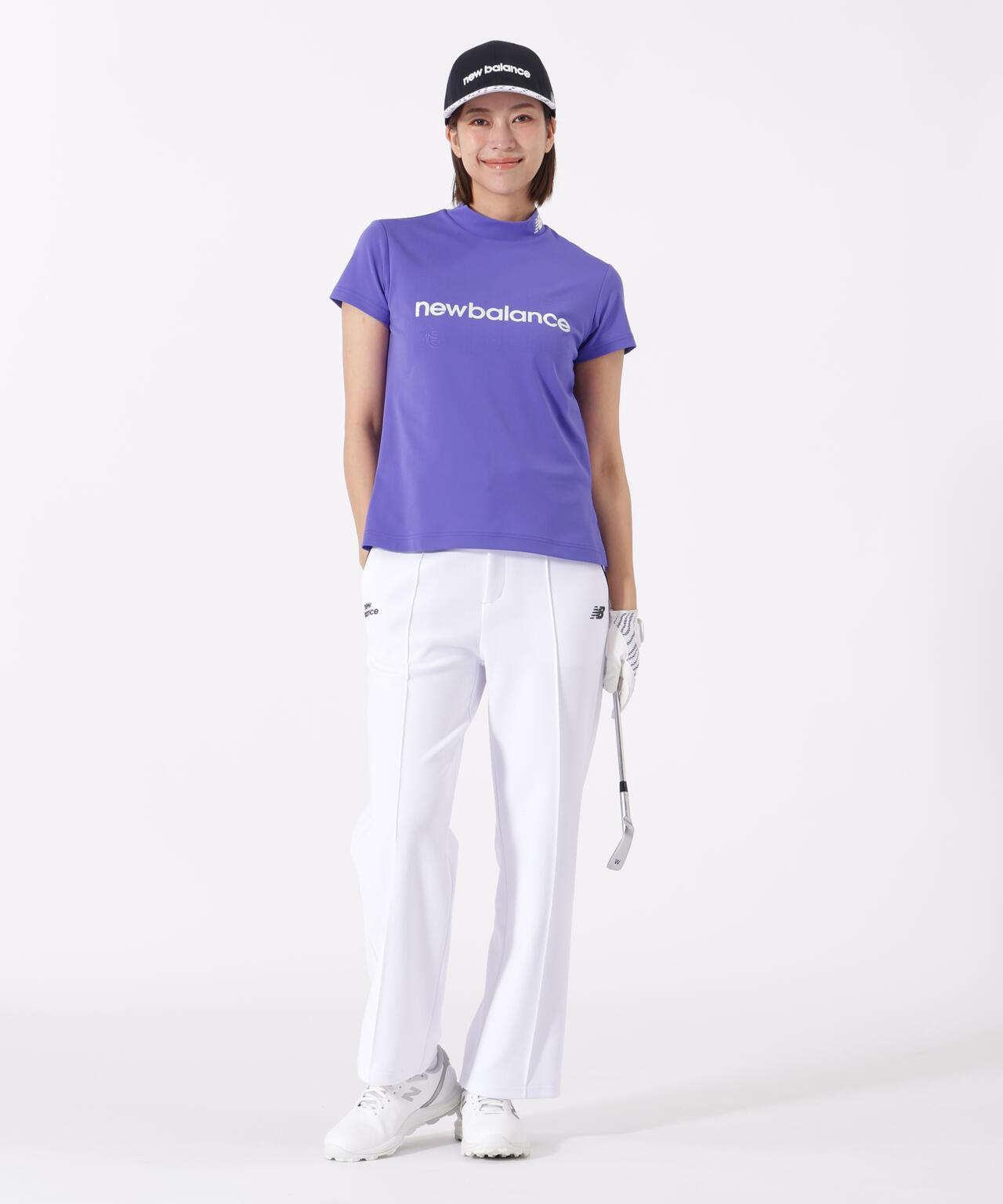 半袖 モックネック プルオーバー (WOMENS)