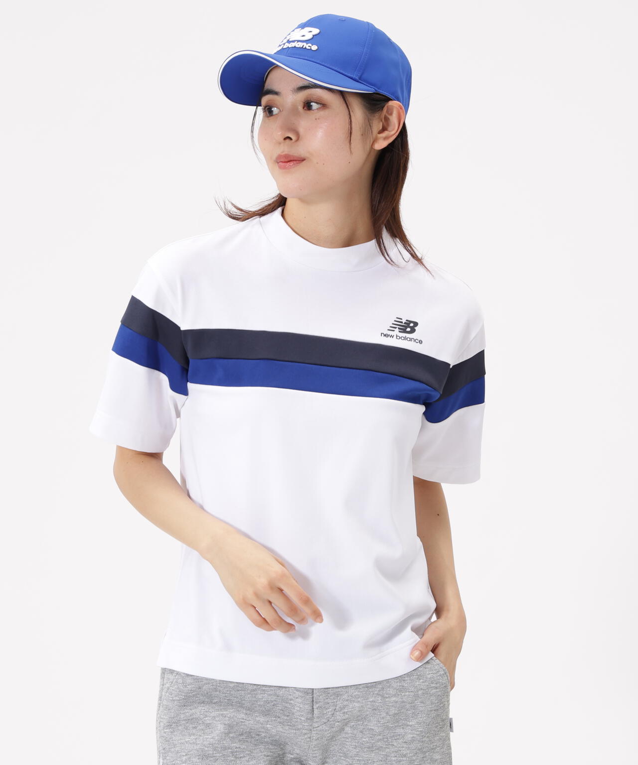 超速乾 ハーフスリーブ モックネック プルオーバー (WOMENS)