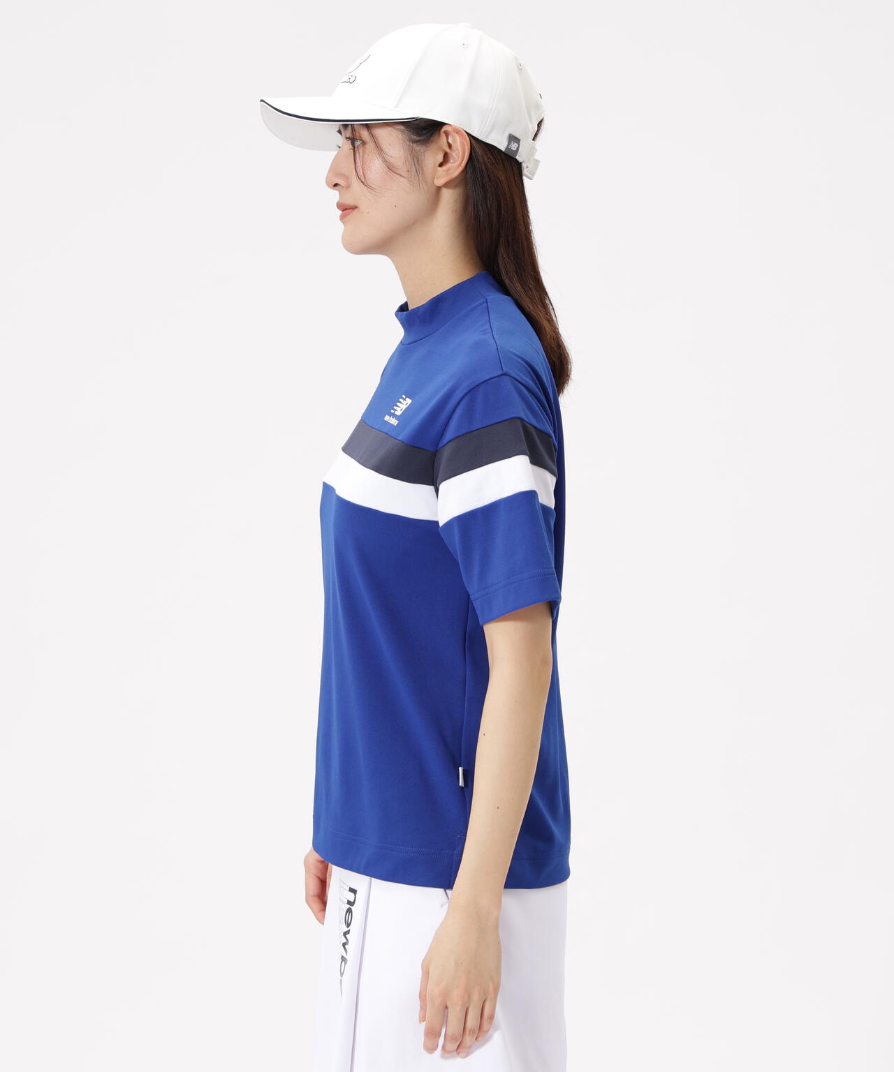 超速乾 ハーフスリーブ モックネック プルオーバー (WOMENS)