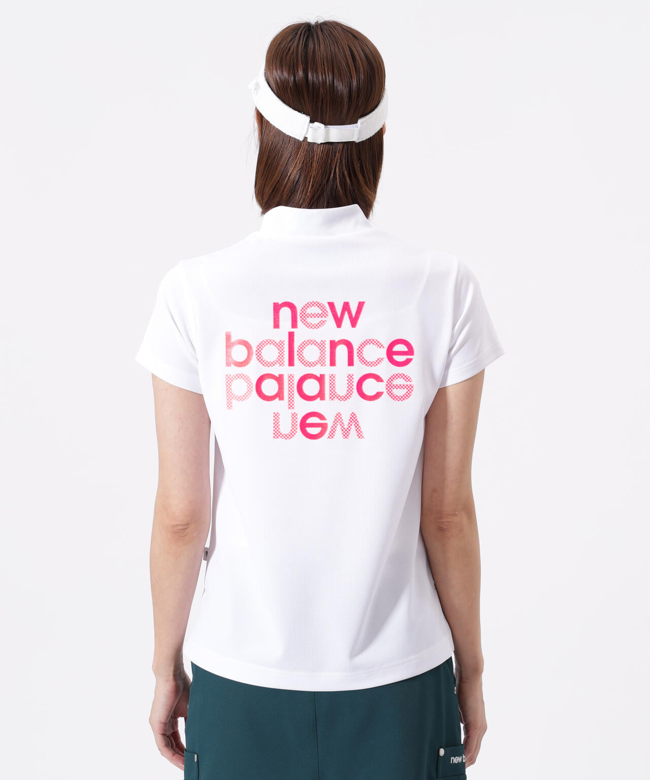 半袖 モックネック プルオーバー (WOMENS)