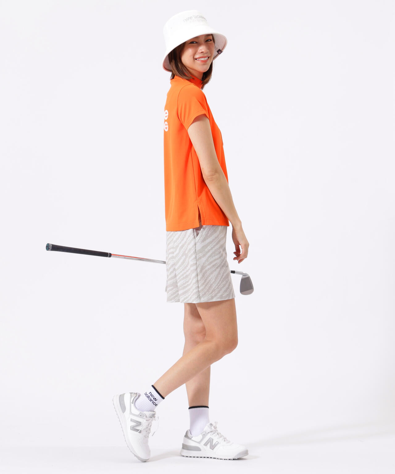 半袖 モックネック プルオーバー (WOMENS)