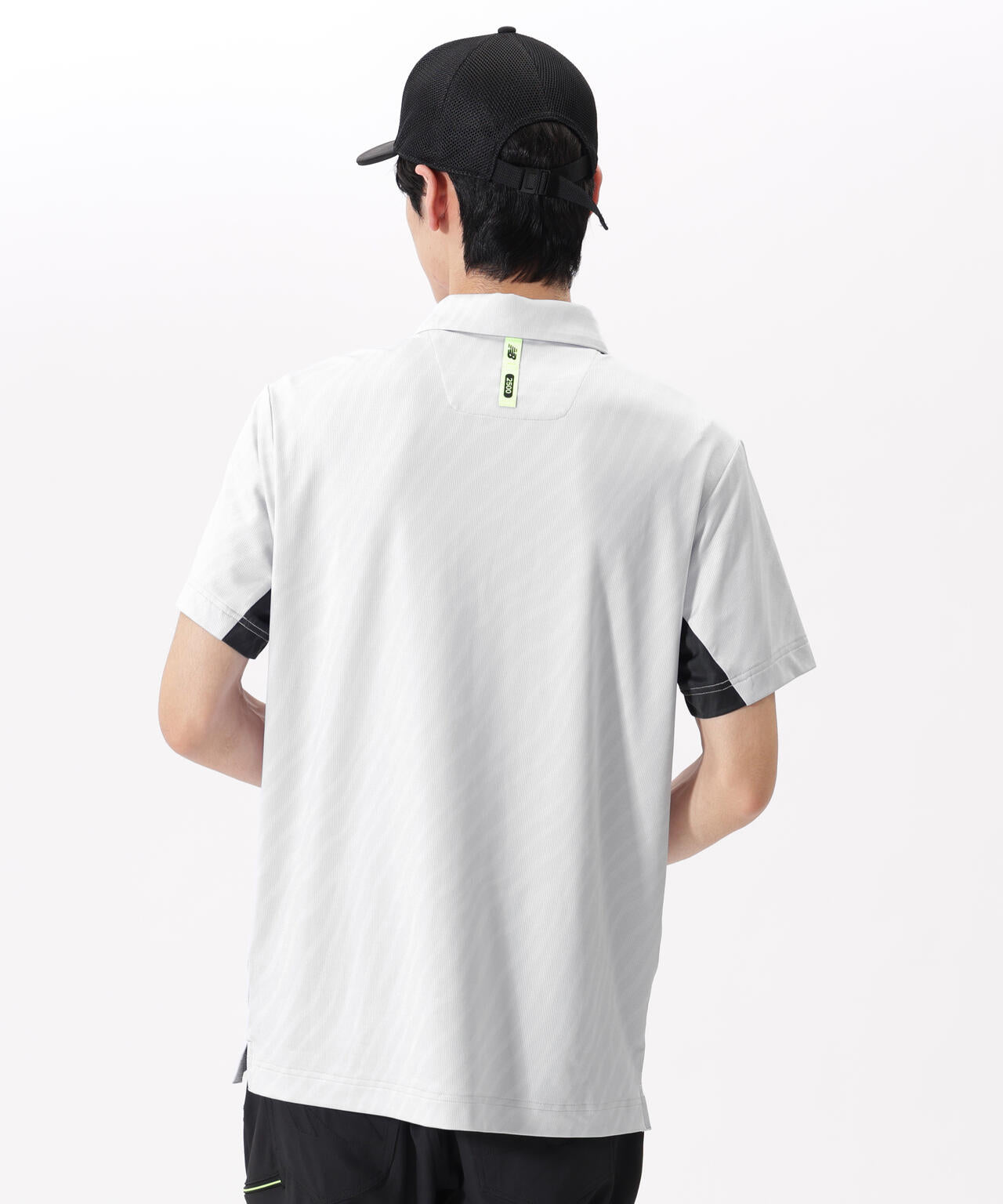 トーナルゼブラ柄 半袖 カラーシャツ (MENS)