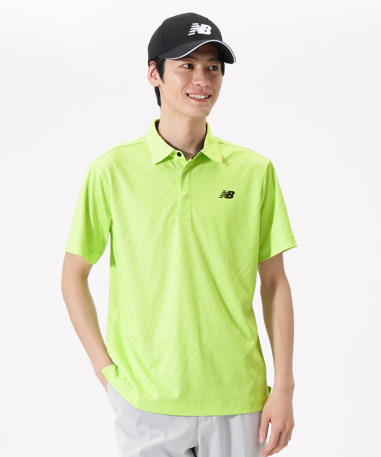 ストライプゼブラ 半袖 カラーシャツ (MENS)