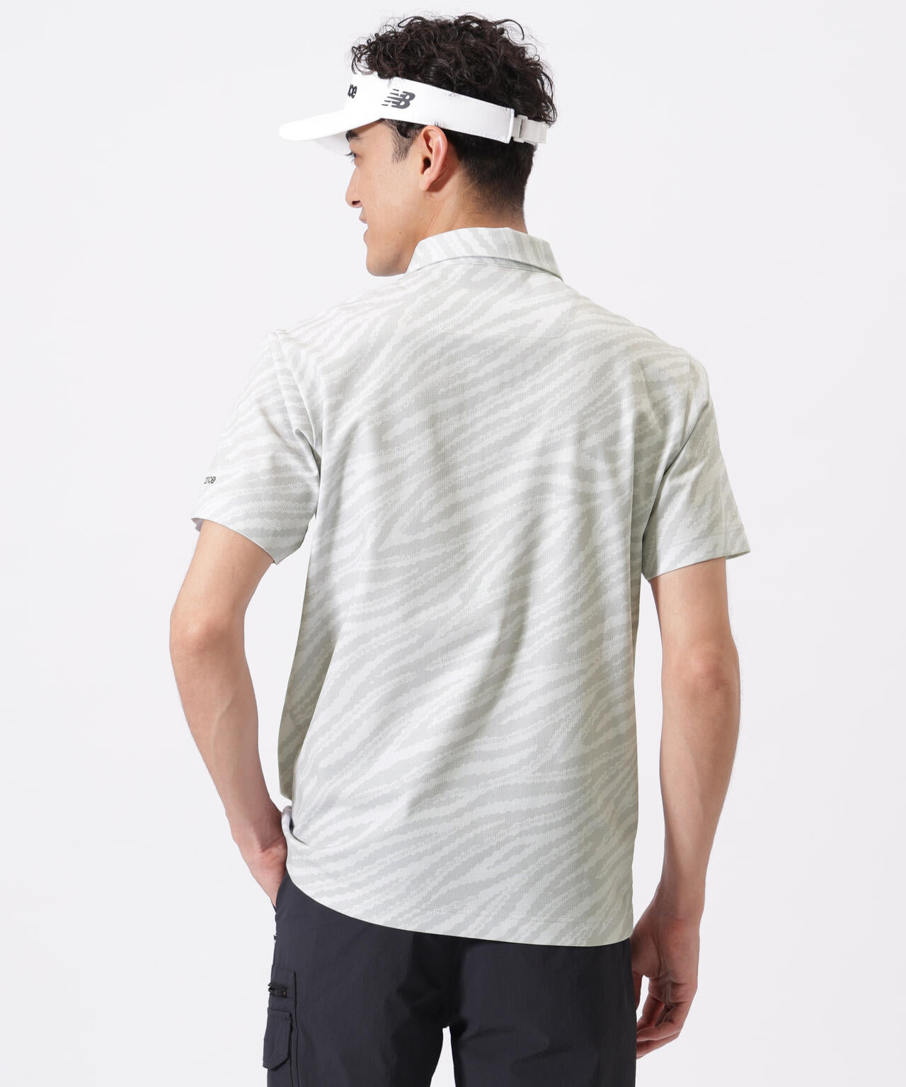 ゼブラ柄 半袖 カラーシャツ (MENS)