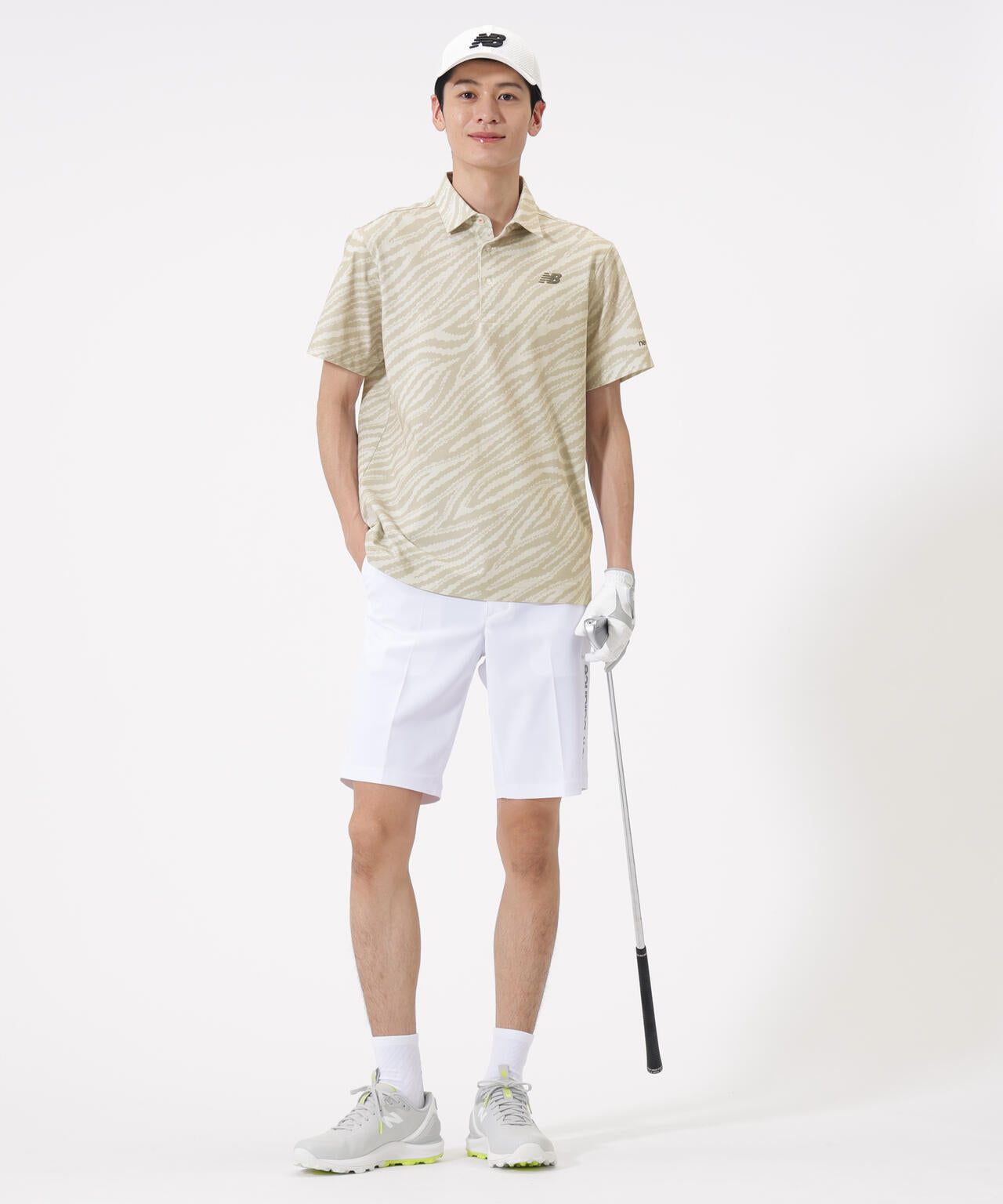 ゼブラ柄 半袖 カラーシャツ (MENS)