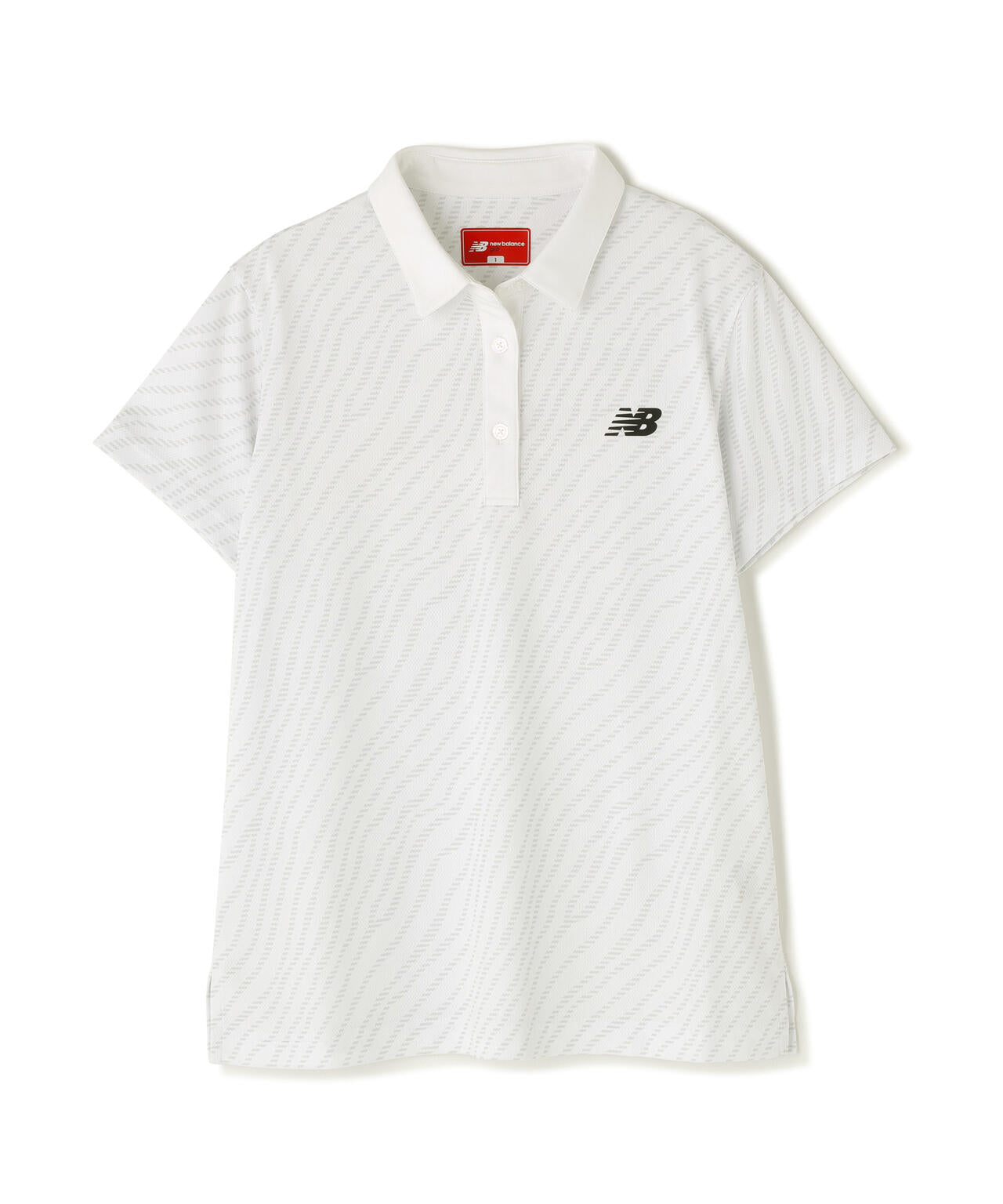 ストライプゼブラ柄 半袖 カラーシャツ (WOMENS)