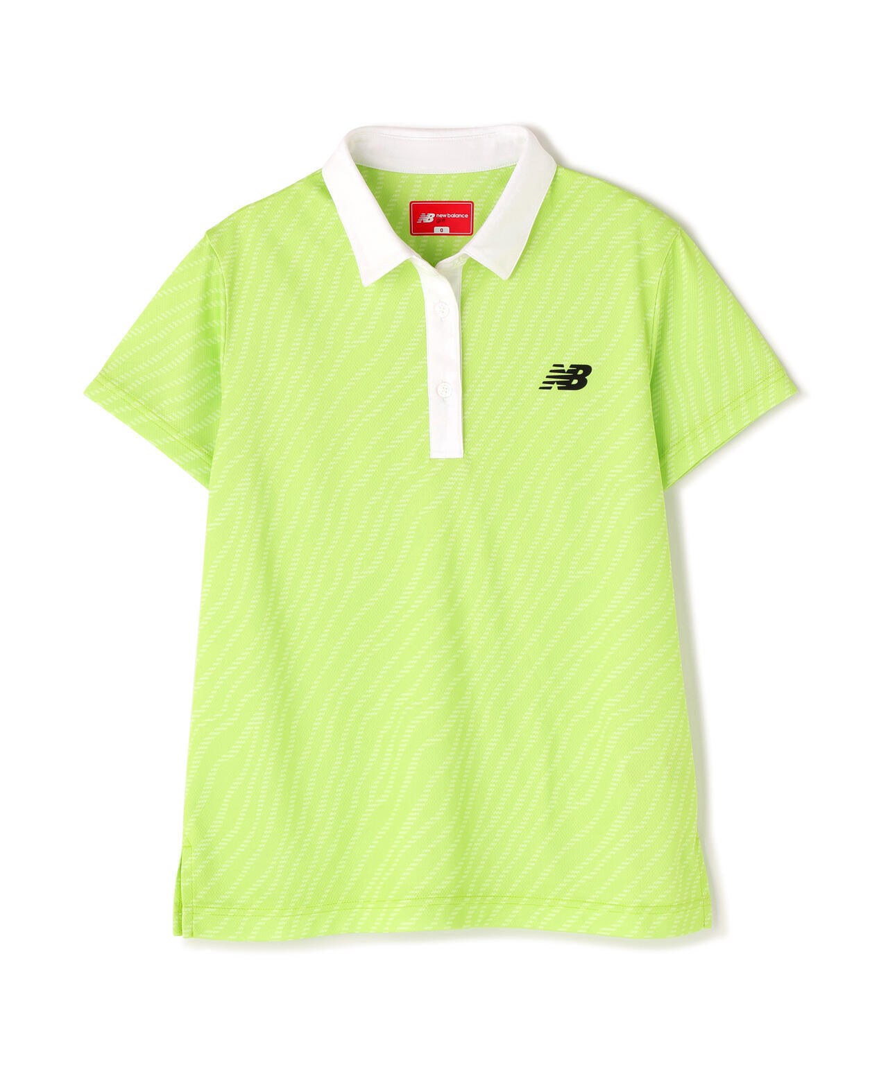 ストライプゼブラ柄 半袖 カラーシャツ (WOMENS)