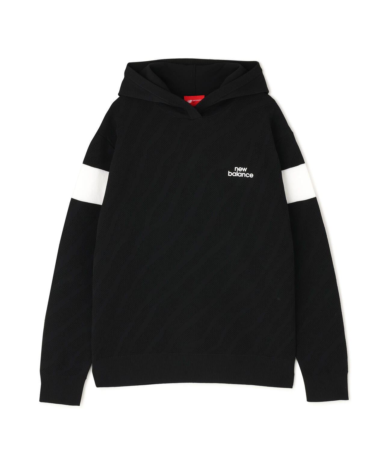 ゼブラ柄 ニット プルオーバー フーディー (WOMENS)