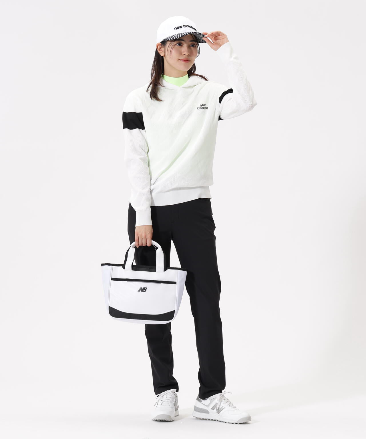 ゼブラ柄 ニット プルオーバー フーディー (WOMENS)