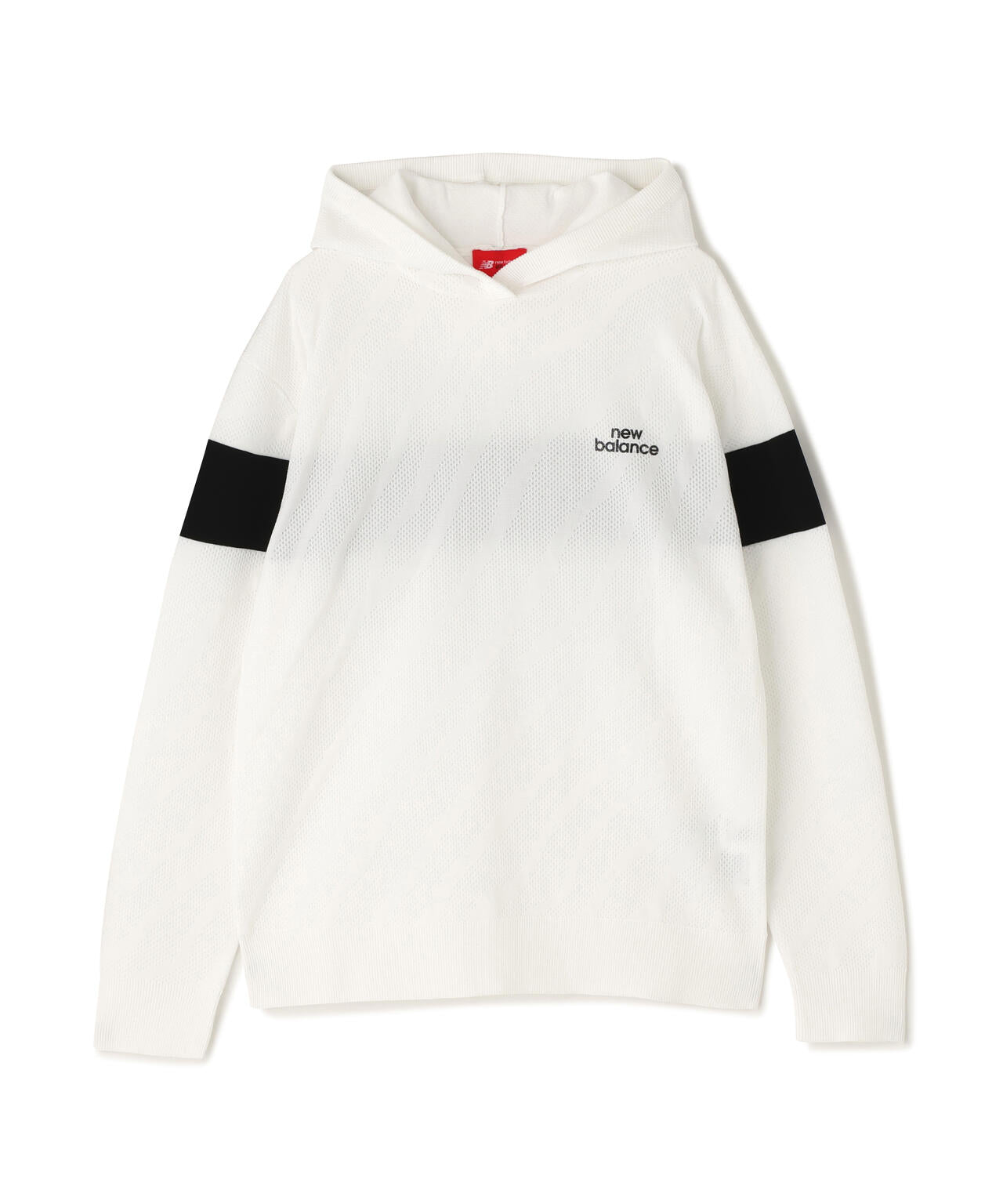 ゼブラ柄 ニット プルオーバー フーディー (WOMENS)