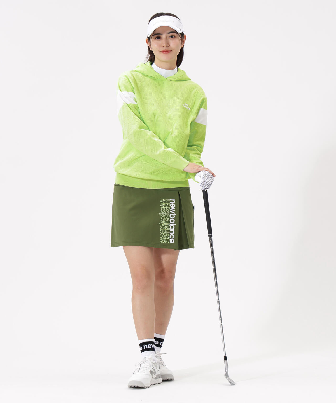 ゼブラ柄 ニット プルオーバー フーディー (WOMENS)