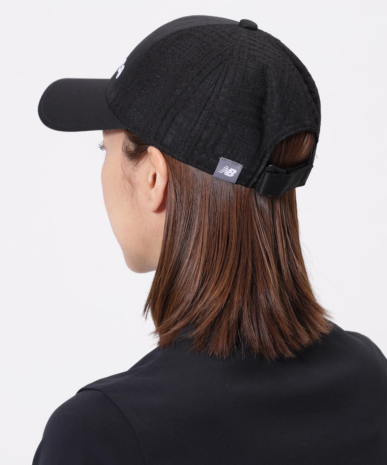 チェック柄メッシュ 6パネルキャップ (WOMENS)