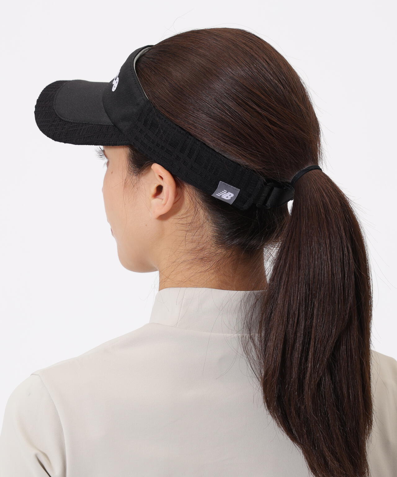 チェック柄メッシュ バイザー (WOMENS)