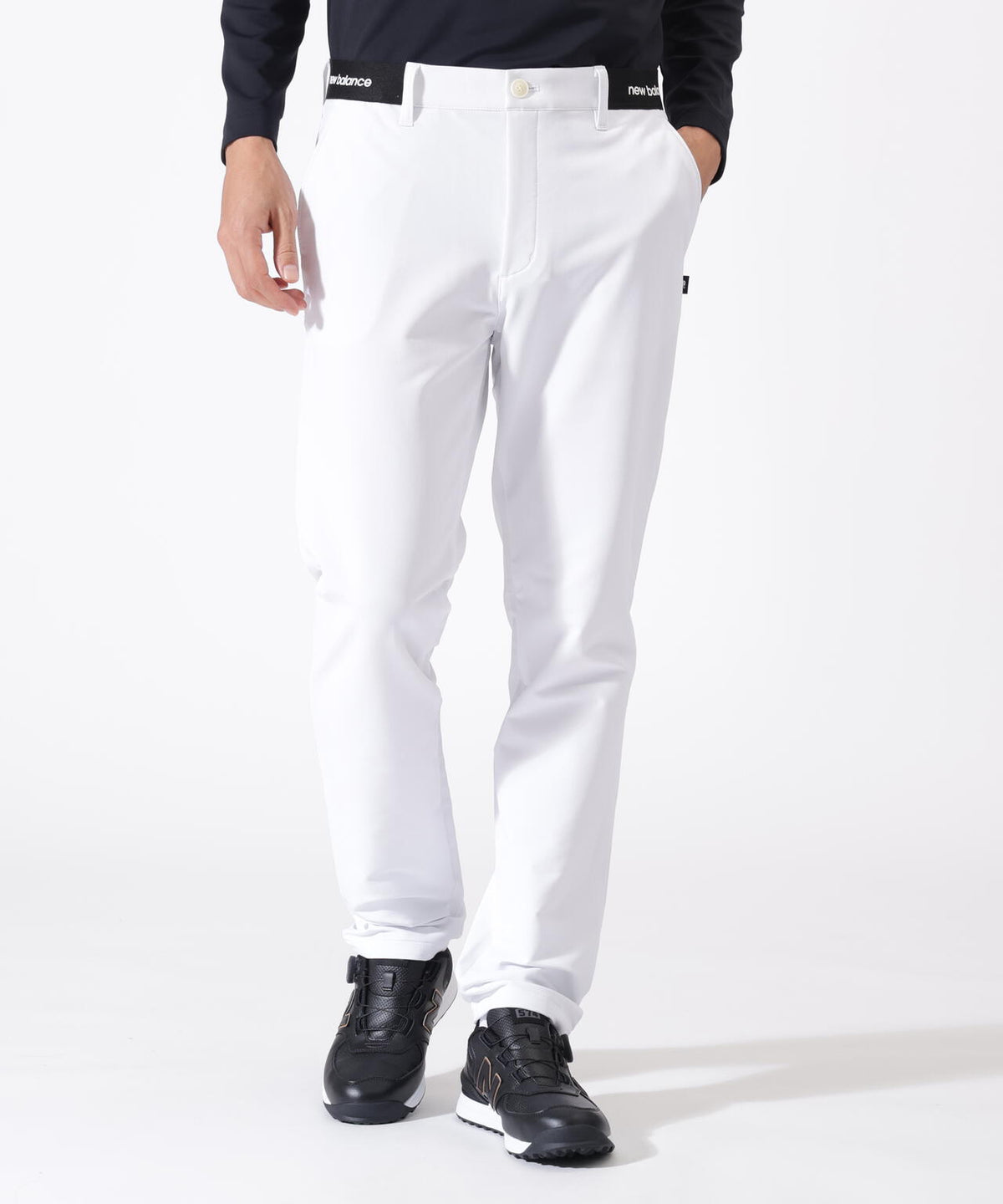 メランジ 裏起毛 ロングパンツ (MENS)