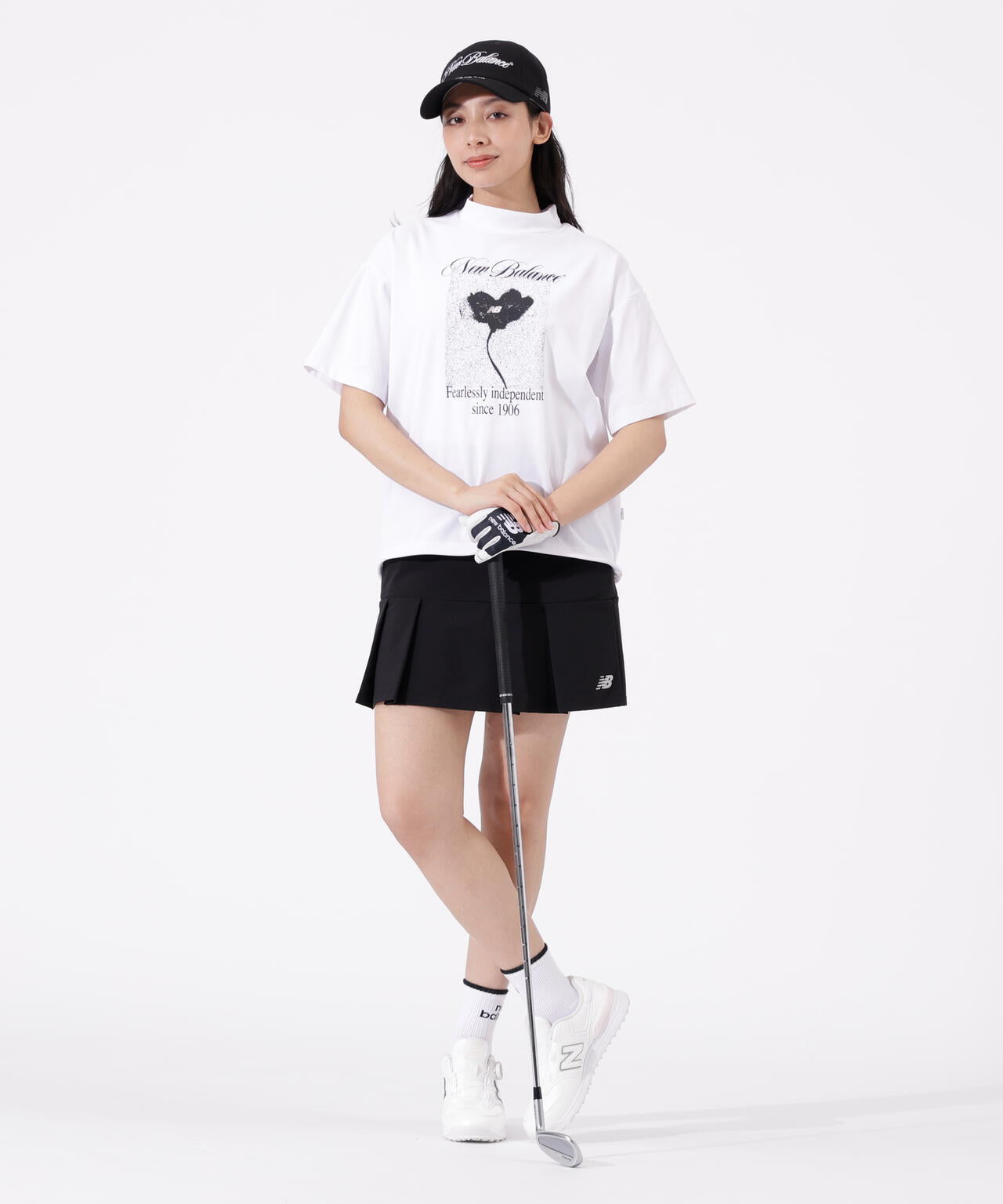 撥水 軽量 ソフトシェル プリーツスカート (WOMENS)