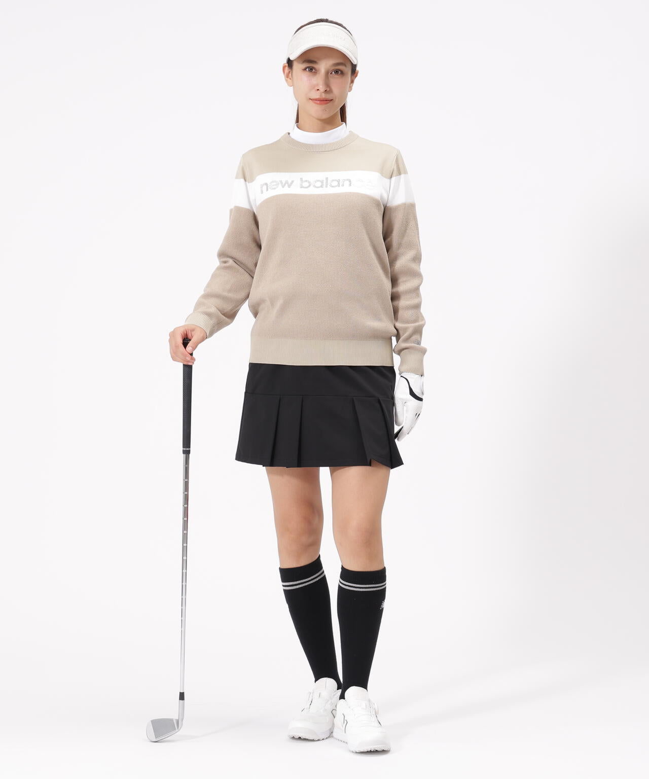 撥水 軽量 ソフトシェル プリーツスカート (WOMENS)