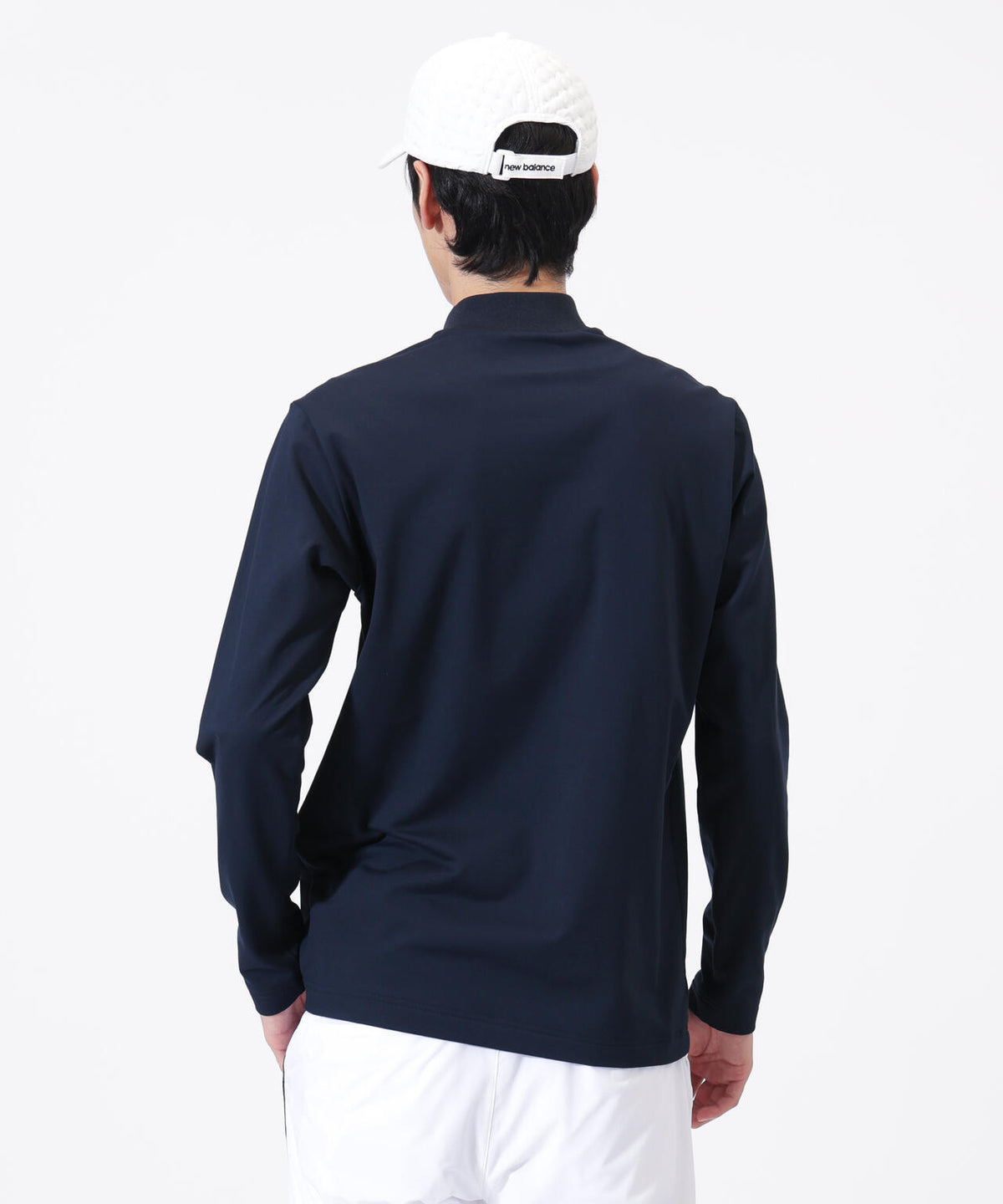 長袖 モックネック プルオーバー (MENS)