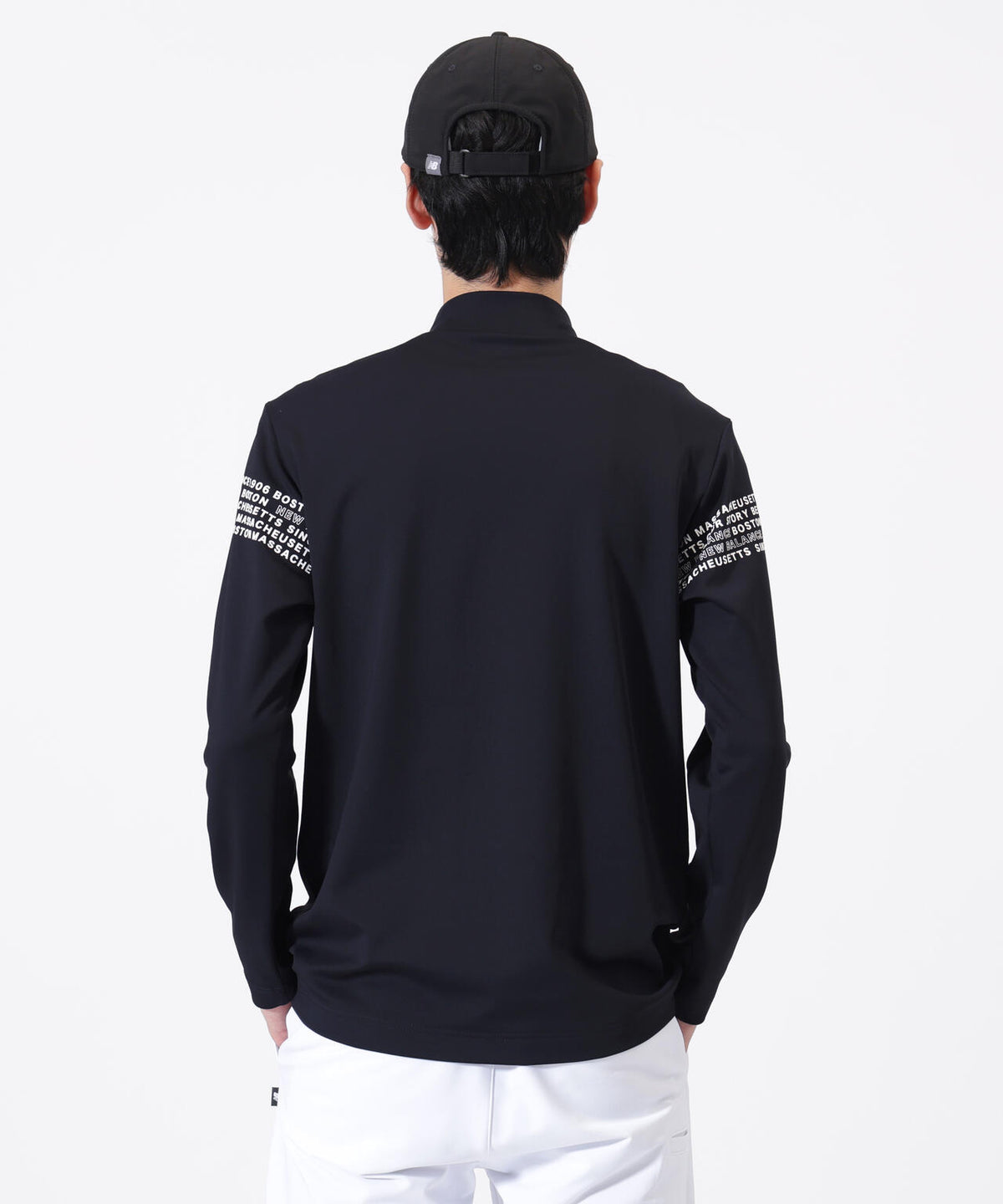 光吸収発熱 長袖 モックネック プルオーバー (MENS)