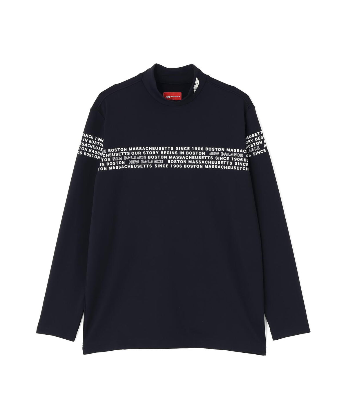 光吸収発熱 長袖 モックネック プルオーバー (MENS)