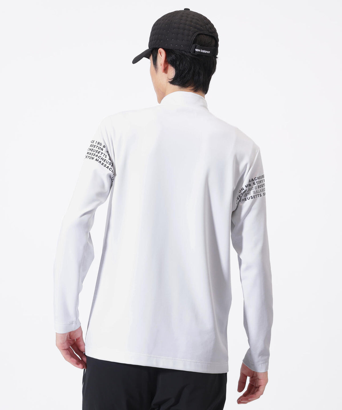光吸収発熱 長袖 モックネック プルオーバー (MENS)
