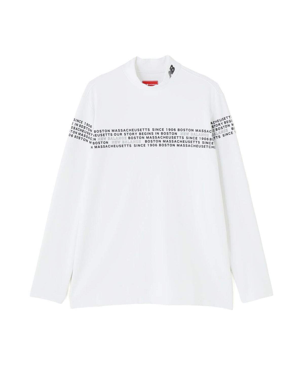 光吸収発熱 長袖 モックネック プルオーバー (MENS)