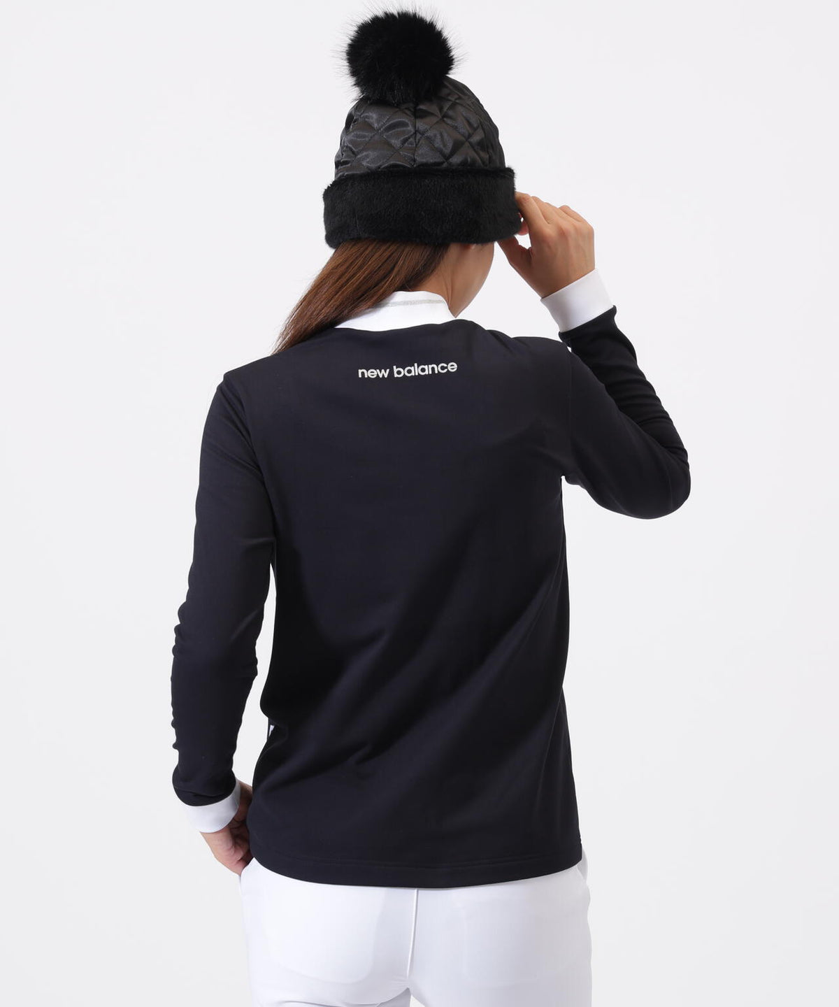 フリース 長袖 モックネック プルオーバー (WOMENS)