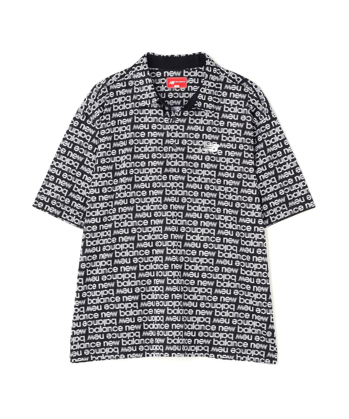 超速乾 総柄 ハーフスリーブ カラーシャツ (MENS)