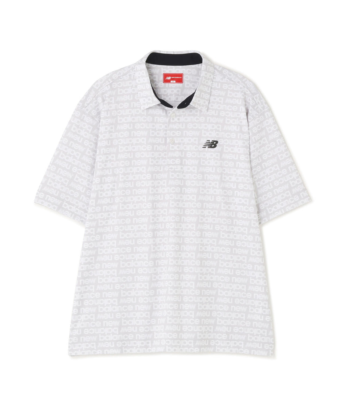 超速乾 総柄 ハーフスリーブ カラーシャツ (MENS)